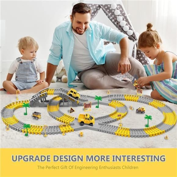 Kids Construction Toys 253 PCS Race Tracks Toy For Kids - Picture 7 of 7